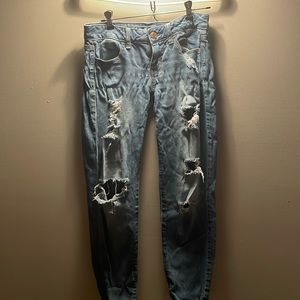 American Eagle holy jeans